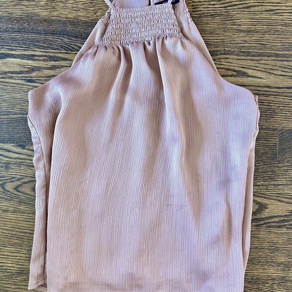 Bundle Two Dynamite Halter Tops women’s XS in Aubergine and Tan - Picture 2 of 7